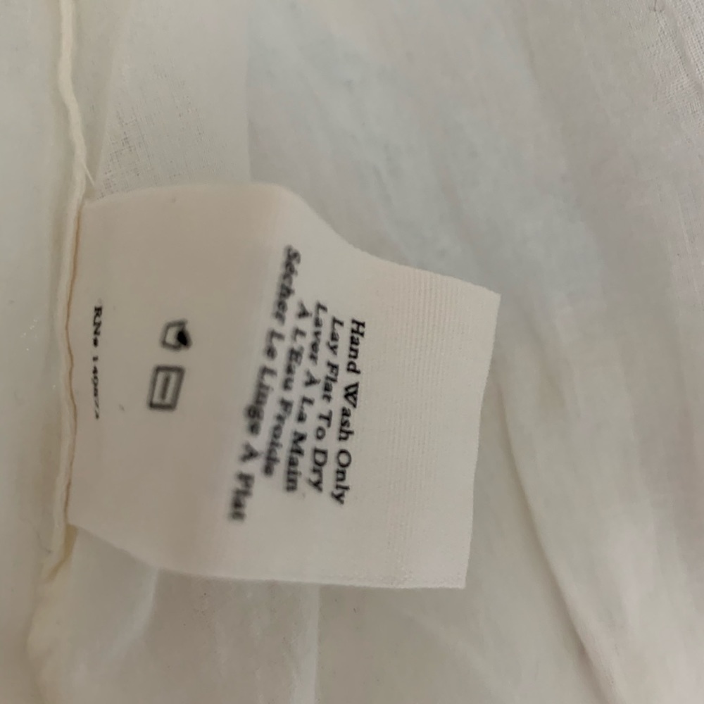 LoveShackFancy Emma ruffled floral skirt french cream combo - Picture 12 of 13